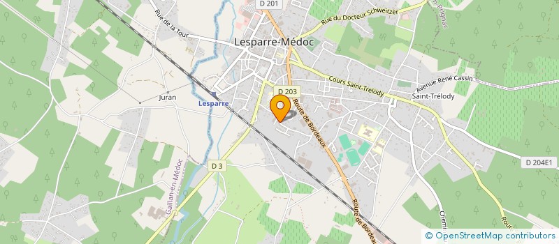 localisation de l'entreprise MADAME EMILIE MONTARGES  LESPARRE-MEDOC