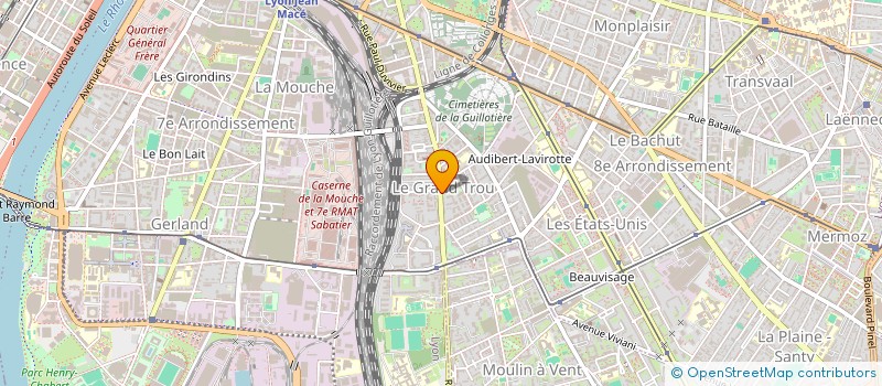 localisation de l'entreprise MADAME EMILIE MONTESSUIT  LYON