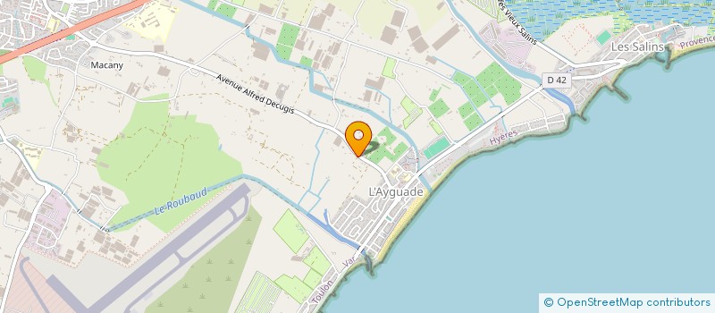 localisation de l'entreprise MADAME EMILIE MONTI  HYERES