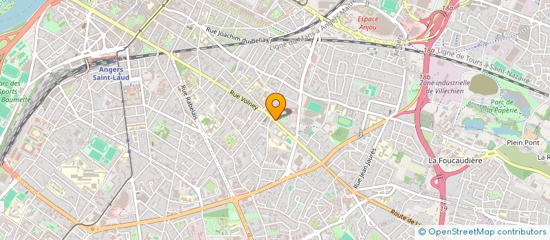 localisation de l'entreprise MADAME EMILIE MOPIN à ANGERS