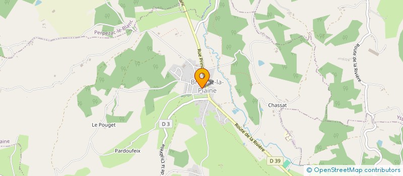 localisation de l'entreprise MADAME EMILIE MORAND  BRIGNAC-LA-PLAINE