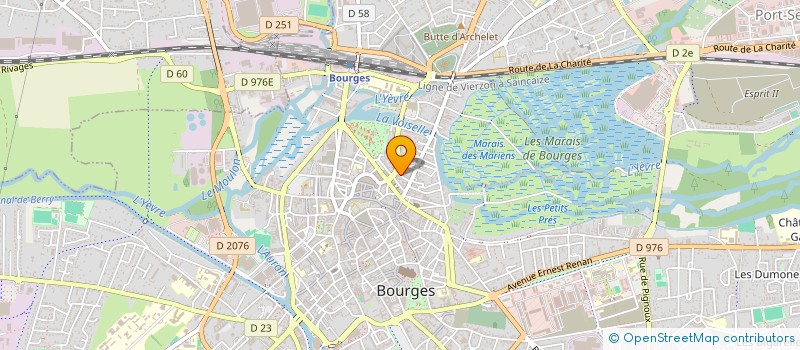 localisation de l'entreprise MADAME EMILIE MOREAU  BOURGES