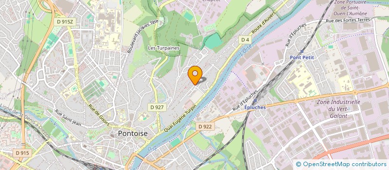 localisation de l'entreprise MADAME EMILIE MOREAU  PONTOISE