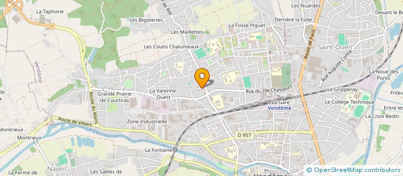 localisation de l'entreprise MADAME EMILIE MOREAU  VENDOME