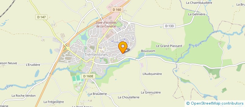 localisation de l'entreprise MADAME EMILIE MOREAU  CHEMILLE-EN-ANJOU