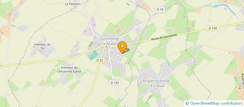 localisation de l'entreprise MADAME EMILIE MOREAU  GONNEVILLE-LA-MALLET