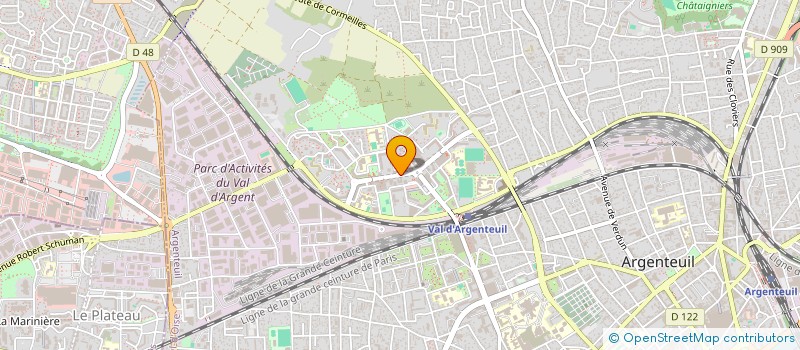 localisation de l'entreprise MADAME EMILIE MOREIRA LOPES  ARGENTEUIL