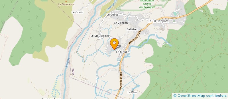 localisation de l'entreprise MADAME EMILIE MORELLE  LA JAVIE