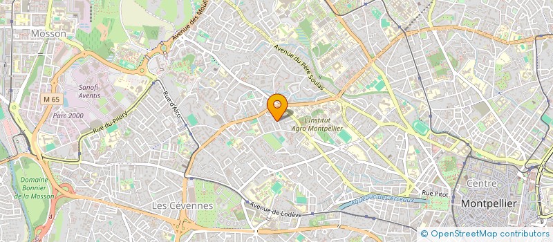 localisation de l'entreprise MADAME EMILIE MORENO  MONTPELLIER