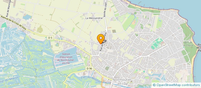 localisation de l'entreprise MADAME EMILIE MORILLE  NOIRMOUTIER-EN-L'ILE