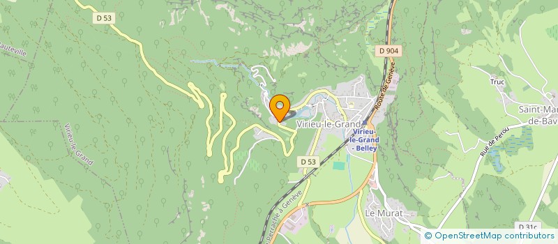 localisation de l'entreprise MADAME EMILIE MORIN  VIRIEU-LE-GRAND