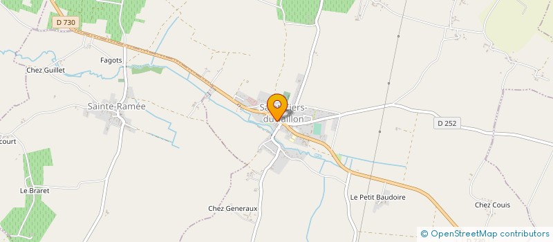 localisation de l'entreprise MADAME EMILIE MORISSET  SAINT-CIERS-DU-TAILLON