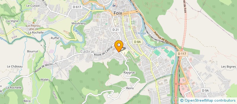 localisation de l'entreprise MADAME EMILIE MORVAN à FOIX
