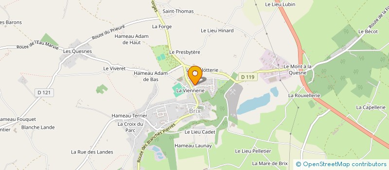 localisation de l'entreprise MADAME EMILIE MOUCHARD  BRIX