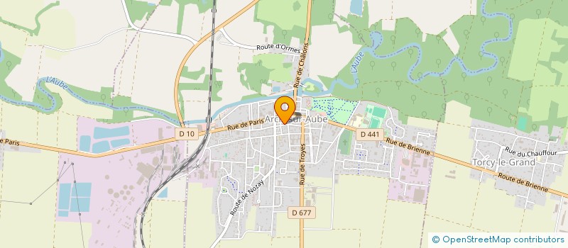 localisation de l'entreprise MADAME EMILIE MOULIN à ARCIS-SUR-AUBE