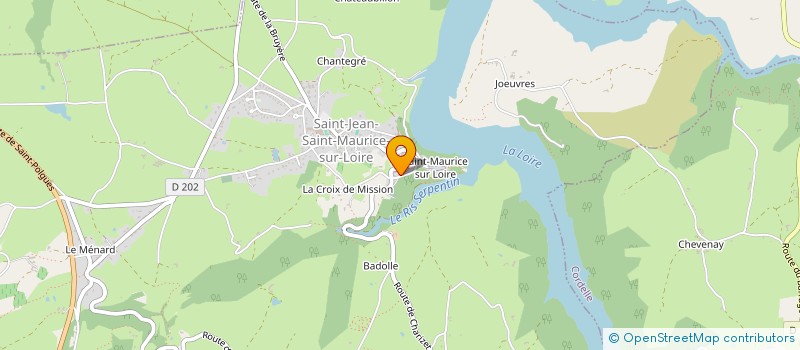 localisation de l'entreprise MADAME EMILIE MOUSSIERE à SAINT-JEAN-SAINT-MAURICE-SUR-LOIRE