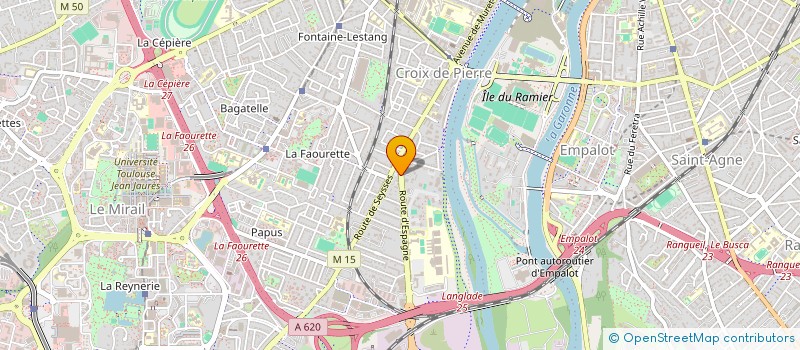 localisation de l'entreprise MADAME EMILIE MOUTON  TOULOUSE