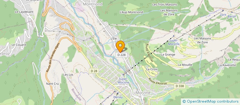 localisation de l'entreprise MADAME EMILIE MUET  MORZINE