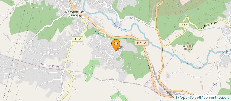 localisation de l'entreprise MADAME EMILIE MULLER à TRANS-EN-PROVENCE