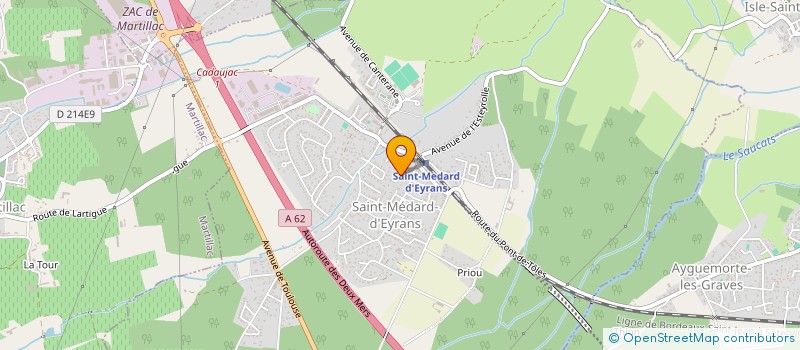 localisation de l'entreprise MADAME EMILIE NAPOLITANO  SAINT-MEDARD-D'EYRANS