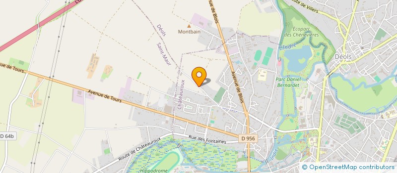 localisation de l'entreprise MADAME EMILIE NAU à CHATEAUROUX