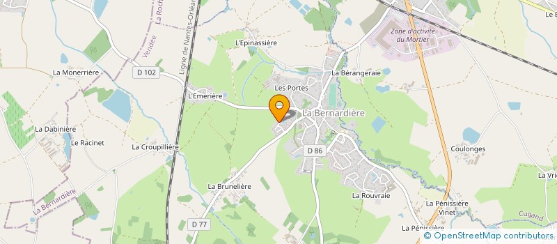 localisation de l'entreprise MADAME EMILIE NAURA  LA BERNARDIERE