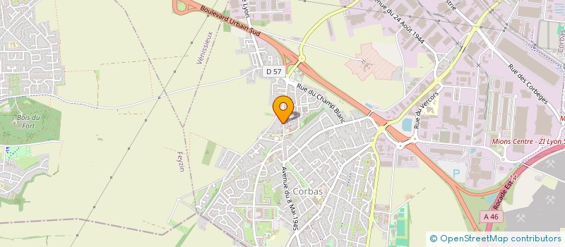 localisation de l'entreprise MADAME EMILIE NAVE à CORBAS