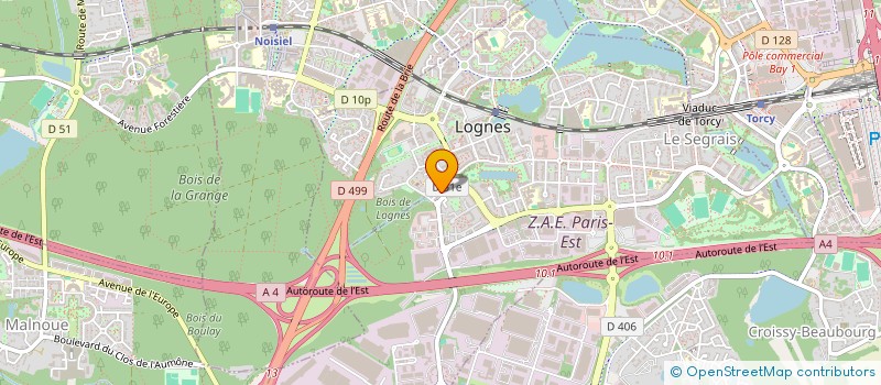 localisation de l'entreprise MADAME EMILIE NEVEU à LOGNES