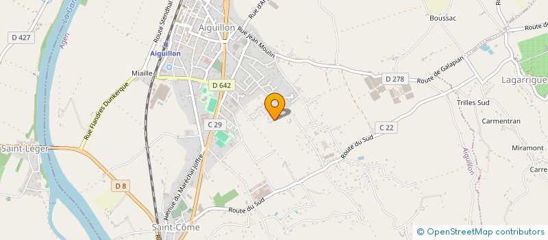 localisation de l'entreprise MADAME EMILIE NIATEL à AIGUILLON