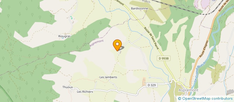 localisation de l'entreprise MADAME EMILIE NICOLAS à ASPREMONT