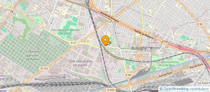 localisation de l'entreprise MADAME EMILIE NKODIA  BOBIGNY