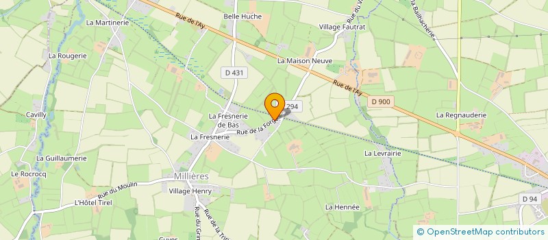localisation de l'entreprise MADAME EMILIE NOEL à MILLIERES