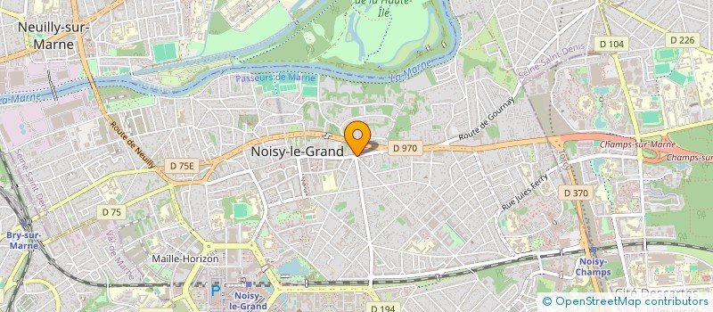localisation de l'entreprise MADAME EMILIE NOEL- HASBI  NOISY-LE-GRAND