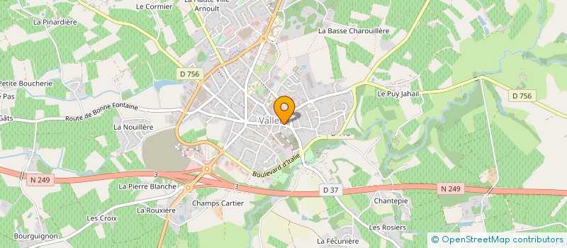 localisation de l'entreprise MADAME EMILIE NONO NJOUJIP à VALLET