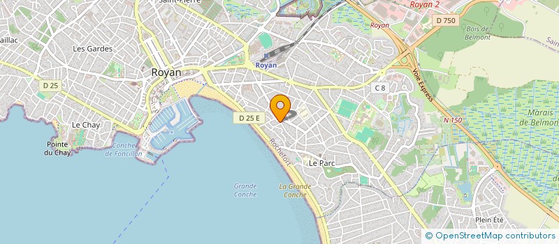 localisation de l'entreprise MADAME EMILIE NORIGEON  ROYAN