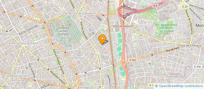 localisation de l'entreprise MADAME EMILIE NOUAILHAS  PARIS