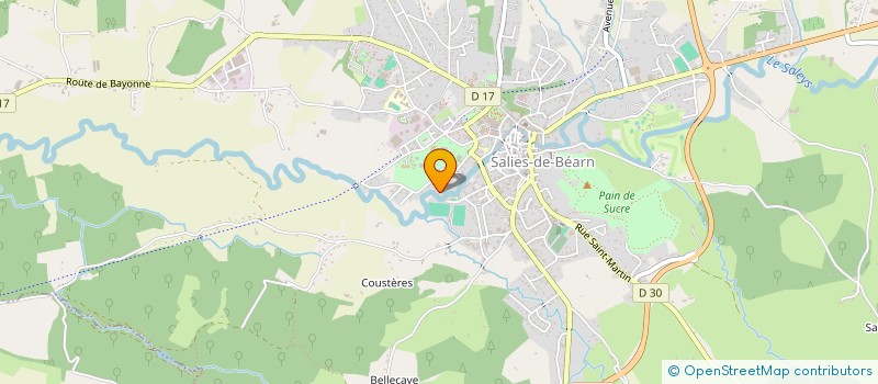 localisation de l'entreprise MADAME EMILIE NOUGUE  SALIES-DE-BEARN