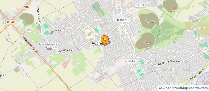 localisation de l'entreprise MADAME EMILIE NOWICKI  AUCHEL