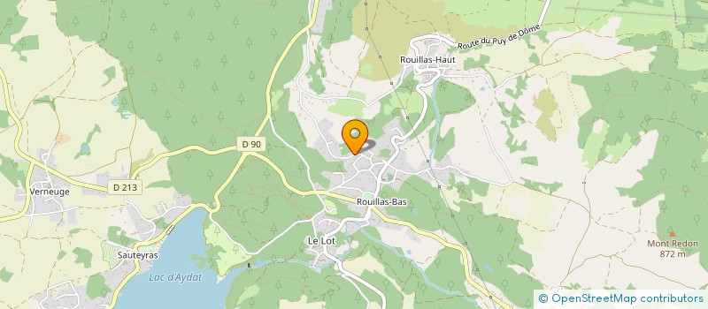 localisation de l'entreprise MADAME EMILIE ODETTE ALICE BULLO  AYDAT