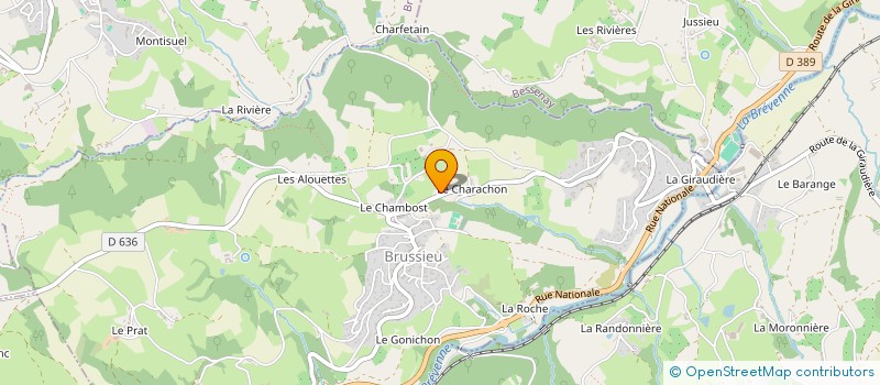 localisation de l'entreprise MADAME EMILIE OGEARD  BRUSSIEU