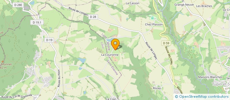 localisation de l'entreprise MADAME EMILIE OGIER  CONDRIEU