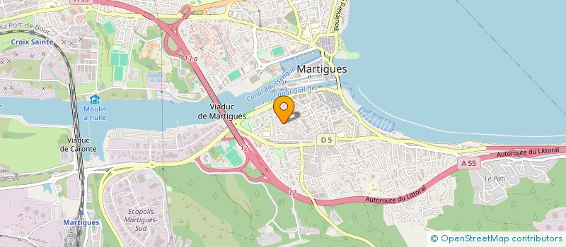 localisation de l'entreprise MADAME EMILIE OLIVE  MARTIGUES