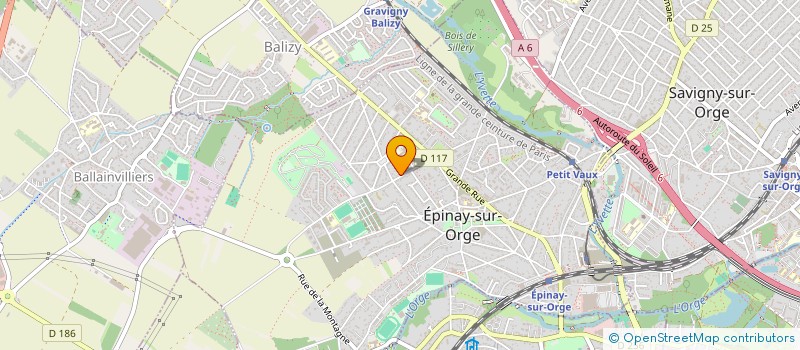 localisation de l'entreprise MADAME EMILIE OLIVE à EPINAY-SUR-ORGE