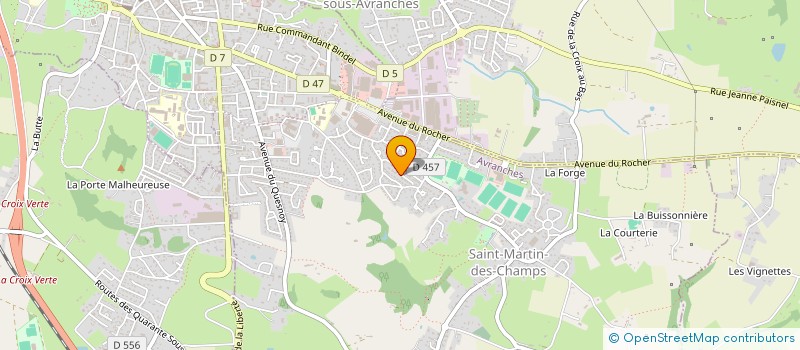 localisation de l'entreprise MADAME EMILIE OLIVEREAU  AVRANCHES