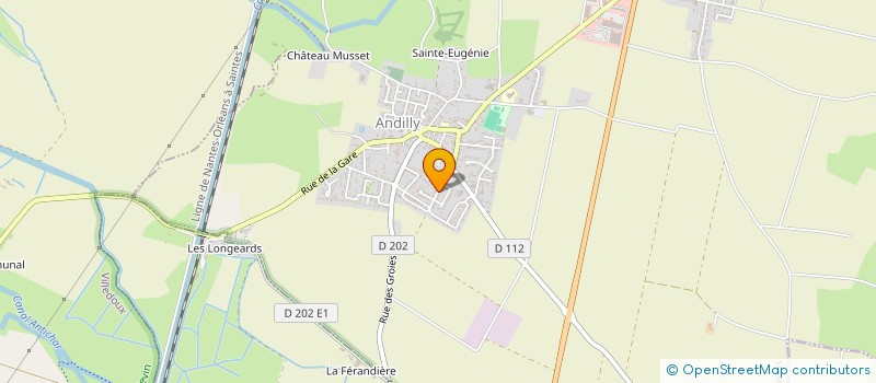 localisation de l'entreprise MADAME EMILIE OUVRARD  ANDILLY