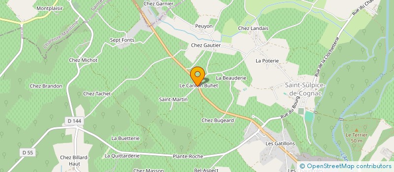 localisation de l'entreprise MADAME EMILIE PACIEL  VAL-DE-COGNAC