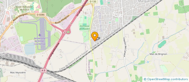 localisation de l'entreprise MADAME EMILIE PAGE  MARGUERITTES