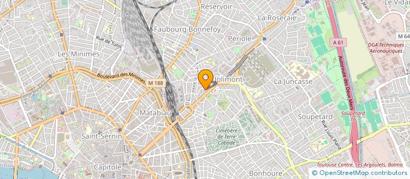 localisation de l'entreprise MADAME EMILIE PAGES à TOULOUSE