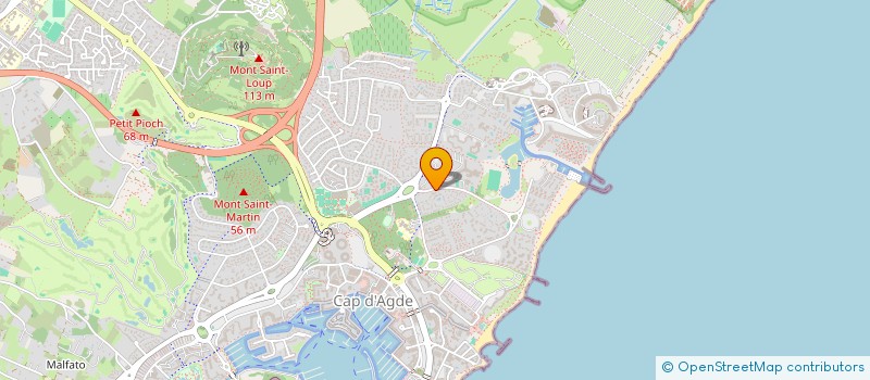 localisation de l'entreprise MADAME EMILIE PAGES  AGDE