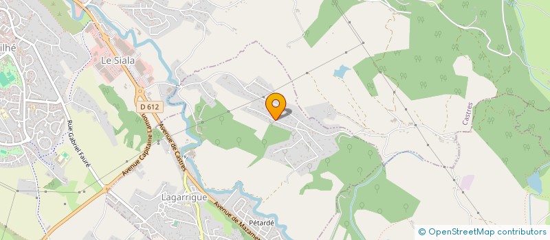 localisation de l'entreprise MADAME EMILIE PAGES  LAGARRIGUE